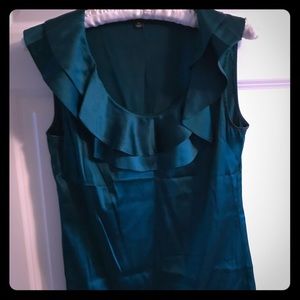 Ann Taylor Tops - Green Silk Ann Taylor Blouse Ann Taylor Tops - Green Silk Ann Taylor Blouse